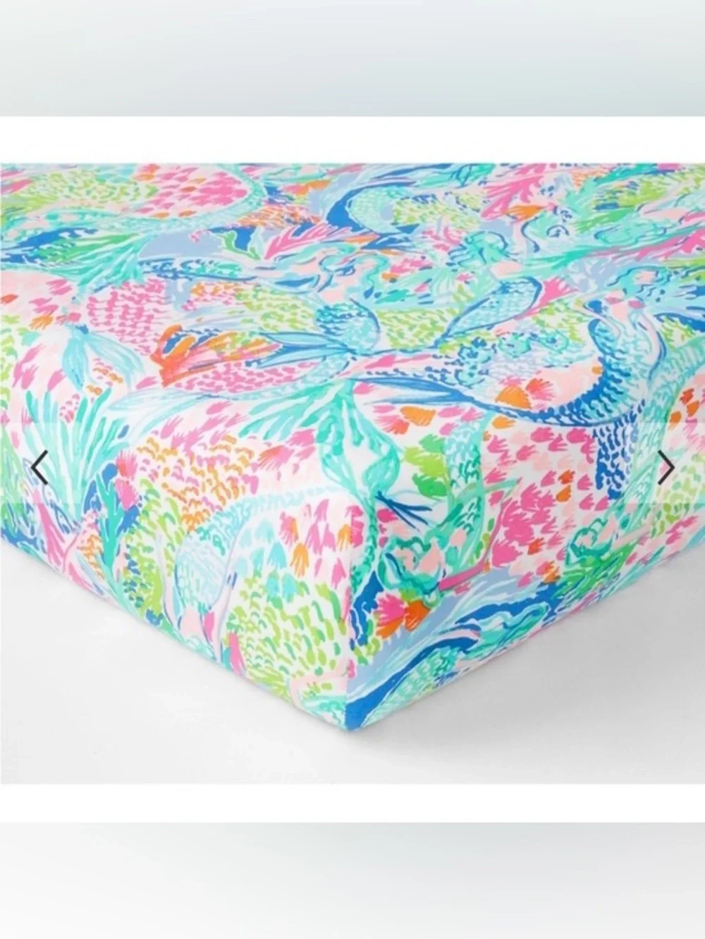 Lilly Pulitzer Mermaid Cove Full Fitted Sheet